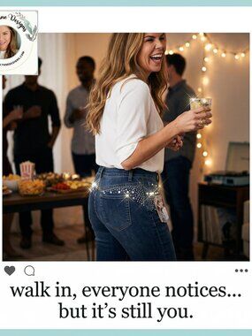 💎 NWT Pasion Crystal Embellished Jeans – Juniors Size 7 💎